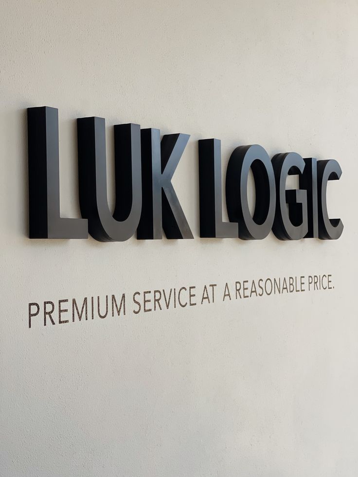 Luk Logic Office Sign